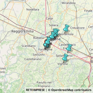 Mappa Via G. B. Amici, 41043 Casinalbo MO, Italia (7.18846)