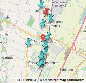 Mappa Via Vincenzo Bellini, 40050 Funo BO, Italia (1.71455)