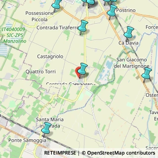 Mappa Via Santa Clelia Barbieri, 40017 San Giovanni in Persiceto BO, Italia (3.46385)