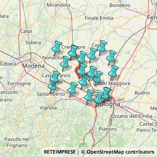 Mappa Via Santa Clelia Barbieri, 40017 San Giovanni in Persiceto BO, Italia (10.373)