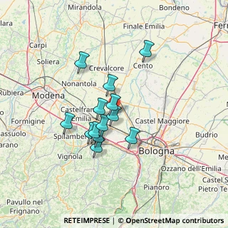 Mappa Via Santa Clelia Barbieri, 40017 San Giovanni in Persiceto BO, Italia (10.68385)