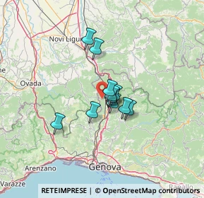 Mappa SP 7, 16019 Ronco Scrivia GE (8.28455)