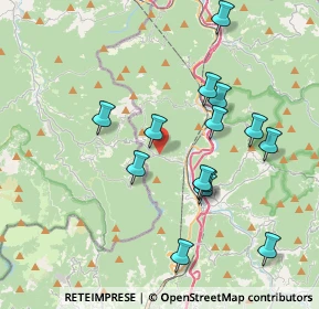 Mappa SP 7, 16019 Ronco Scrivia GE (3.835)