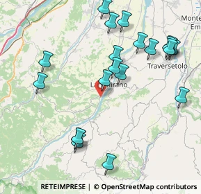 Mappa Strada Corniglio, 43013 Langhirano PR, Italia (9.184)