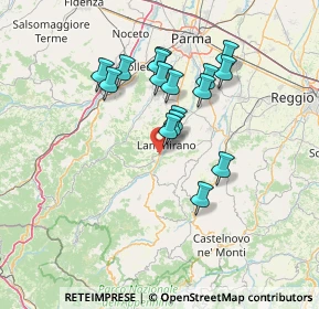 Mappa Strada Corniglio, 43013 Langhirano PR, Italia (12.1325)