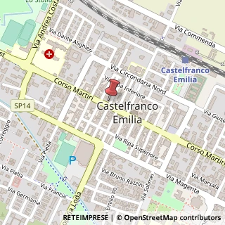 Mappa Corso Martiri, 262, 41013 Castelfranco Emilia, Modena (Emilia Romagna)