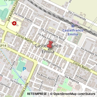 Mappa Corso Martiri, 217, 41013 Castelfranco Emilia, Modena (Emilia Romagna)
