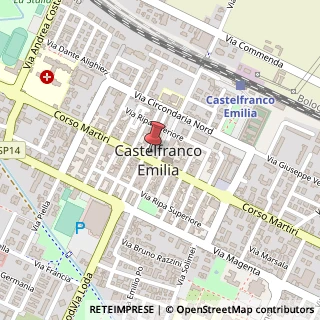 Mappa Corso Martiri, 226, 41013 Castelfranco Emilia, Modena (Emilia Romagna)