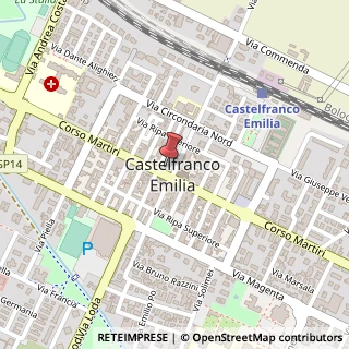 Mappa Corso Martiri, 224, 41013 Castelfranco Emilia, Modena (Emilia Romagna)