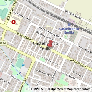 Mappa Corso Martiri, 205, 41013 Castelfranco Emilia, Modena (Emilia Romagna)