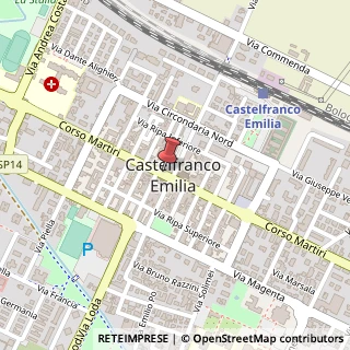 Mappa Corso Martiri, 226, 41013 Castelfranco Emilia, Modena (Emilia Romagna)