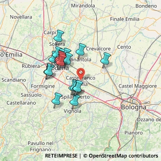 Mappa Corso Martiri, 41013 Castelfranco Emilia MO, Italia (11.495)