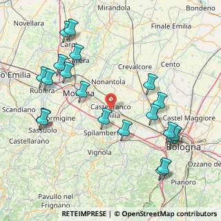 Mappa Corso Martiri, 41013 Castelfranco Emilia MO, Italia (19.2445)