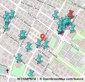 Mappa Via Kennedy, 42019 Scandiano RE, Italia (0.144)