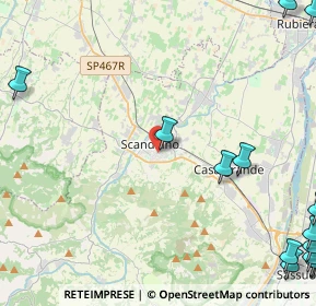 Mappa Via Kennedy, 42019 Scandiano RE, Italia (7.92471)