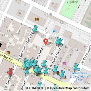 Mappa Via Gaetano Morandi, 41013 Castelfranco Emilia MO, Italia (0.08696)