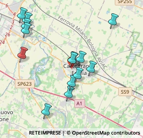 Mappa Via Boldini, 41013 Castelfranco Emilia MO, Italia (4.035)