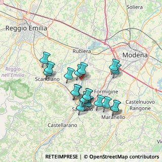 Mappa Via Colombara, 42013 Casalgrande RE, Italia (6.1965)