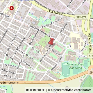 Mappa Via Curiel,  2, 42019 Scandiano, Reggio nell'Emilia (Emilia Romagna)