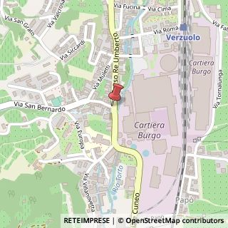 Mappa Corso Re Umberto, 99, 12039 Verzuolo CN, Italia, 12039 Verzuolo, Cuneo (Piemonte)