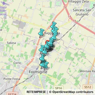 Mappa Via Montello, 41043 Formigine MO, Italia (0.8875)