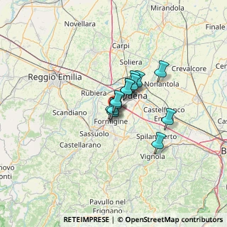 Mappa Via Montello, 41043 Formigine MO, Italia (7.17308)