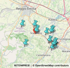 Mappa Via Alessandro Manzoni, 42019 Scandiano RE, Italia (6.87467)