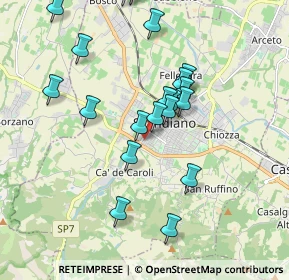 Mappa Via Alessandro Manzoni, 42019 Scandiano RE, Italia (1.882)