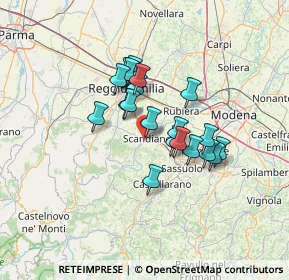 Mappa Via Alessandro Manzoni, 42019 Scandiano RE, Italia (10.261)