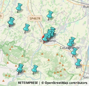 Mappa Via Alessandro Manzoni, 42019 Scandiano RE, Italia (4.25278)