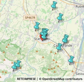 Mappa Via Armando Diaz, 42019 Scandiano RE, Italia (3.49143)