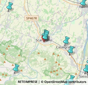 Mappa Via Armando Diaz, 42019 Scandiano RE, Italia (6.9435)