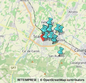 Mappa Via Armando Diaz, 42019 Scandiano RE, Italia (0.96462)