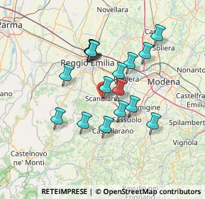 Mappa Via Armando Diaz, 42019 Scandiano RE, Italia (11.79118)