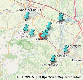 Mappa Via Armando Diaz, 42019 Scandiano RE, Italia (7.08417)