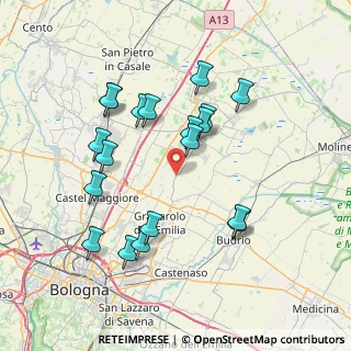 Mappa SP 5, 40054 Budrio BO (7.42632)