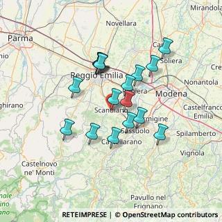 Mappa Piazza Papa Giovanni XXIII, 42019 Scandiano RE, Italia (11.78235)