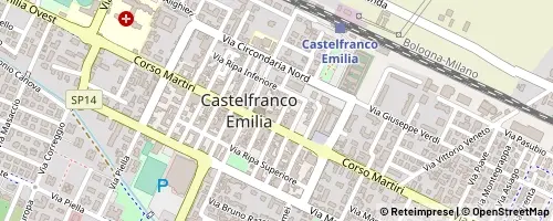 Mappa Castelfranco Emilia