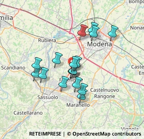 Mappa Via Sant'Ambrogio, 41043 Formigine MO, Italia (5.48588)