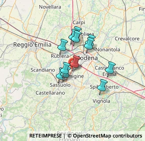 Mappa Via Sant'Ambrogio, 41043 Formigine MO, Italia (9.57333)