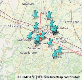 Mappa Via Sant'Ambrogio, 41043 Formigine MO, Italia (10.10188)