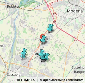 Mappa Via Sant'Ambrogio, 41043 Formigine MO, Italia (3.04727)