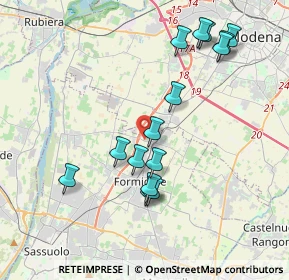 Mappa Via Sant'Ambrogio, 41043 Formigine MO, Italia (3.96)