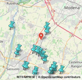 Mappa Via Luigi Einaudi, 41043 Casinalbo MO, Italia (5.346)