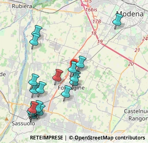 Mappa Via Luigi Einaudi, 41043 Casinalbo MO, Italia (4.60889)