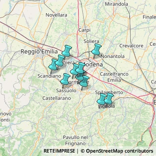 Mappa Via Luigi Einaudi, 41043 Casinalbo MO, Italia (8.90545)