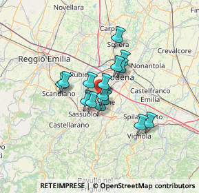 Mappa Via Luigi Einaudi, 41043 Casinalbo MO, Italia (8.956)