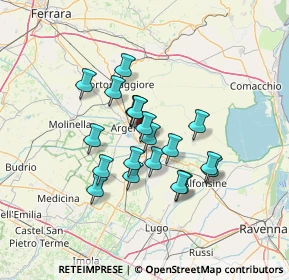Mappa Via Gavasina, 44011 Argenta FE, Italia (10.616)