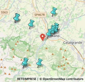 Mappa Via Seminario, 42019 Scandiano RE, Italia (3.86231)