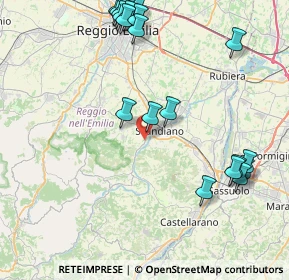Mappa Via Seminario, 42019 Scandiano RE, Italia (10.228)